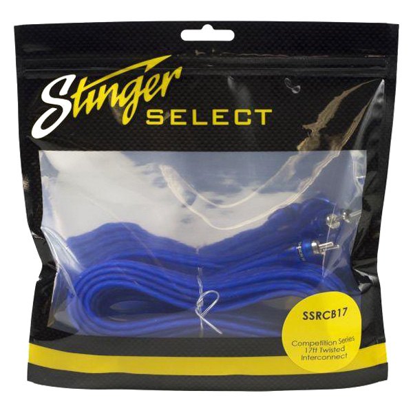 Stinger® - Competition Series 1.5' 2-Channel Audio RCA Cables with Flexible Jacket