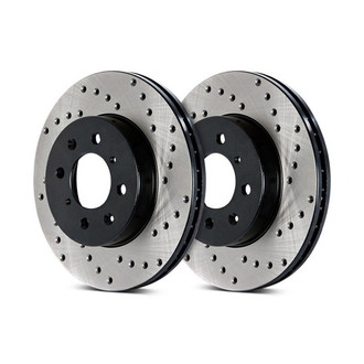 StopTech® - Sport Drilled 1-Piece Rear Driver Side Brake Rotor