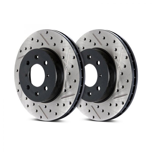  StopTech® - Sport Drilled and Slotted 1-Piece Front Brake Rotor