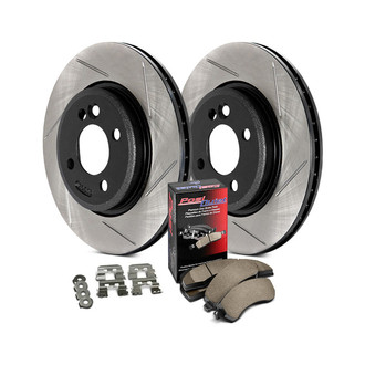 StopTech® - Street Slotted 1-Piece Front Brake Kit