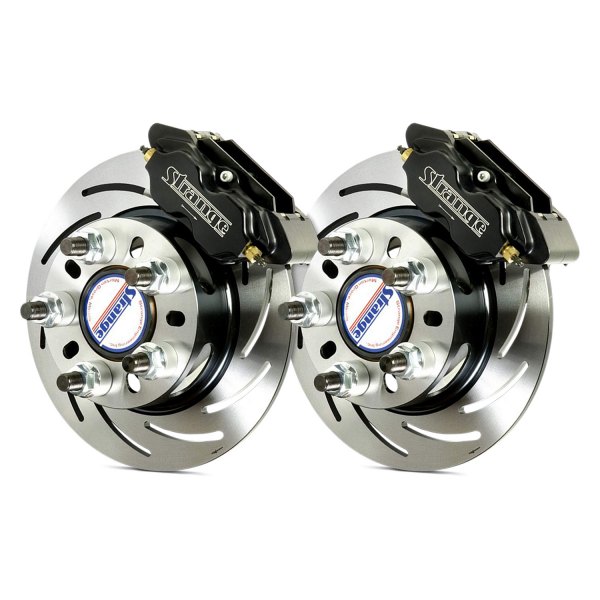 Strange® - Pro Series Slotted 1-Piece Rotor Rear Brake Kit 2.663" Brake Offset