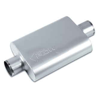 Street Flow® - Aluminized Steel Oval 2 Chamber Exhaust Muffler