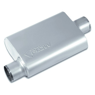 Street Flow® - Aluminized Steel Oval 2 Chamber Exhaust Muffler