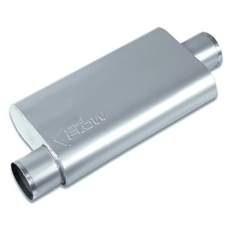 Street Flow® - Aluminized Steel Oval 3 Chamber Exhaust Muffler