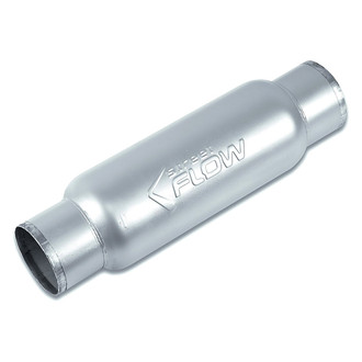 Street Flow® - Aluminized Steel Round Cylindrical Exhaust Muffler