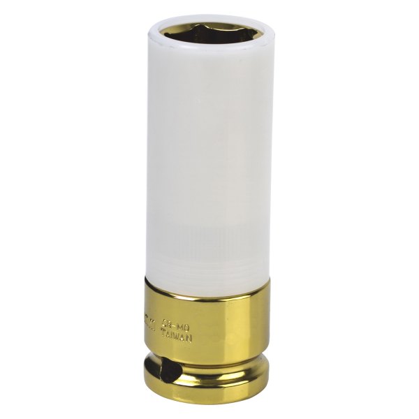 Sunex® - 19 mm Yellow Metric Extra Thin Wall Wheel Protector Impact Socket