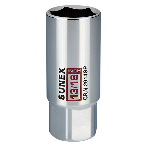 Sunex® - 1/2" Drive 13/16" 6-Point Standard Spark Plug Socket