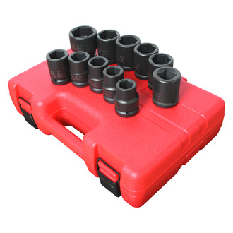Sunex® - 10-piece SAE Truck Service Impact Socket Set