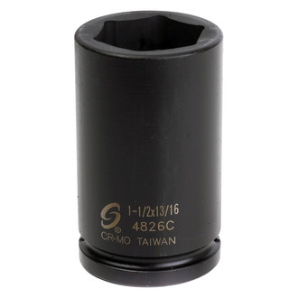 Sunex® 4826C - 1-1/2" x 13/16" SAE Combination Budd Wheel Impact Socket