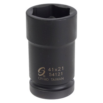 Sunex® 54121 - 41 mm x 21 mm Metric Combination Budd Wheel Impact Socket