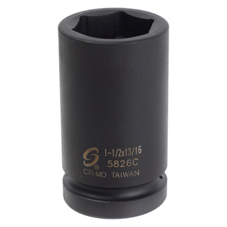 Sunex® - 1-1/2" x 13/16" SAE Combination Budd Wheel Impact Socket