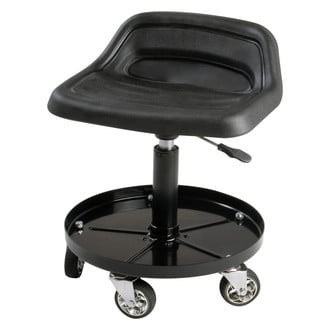 Sunex® - 300 lb 18" to 20" Tractor Style Creeper Seat with Adjustable Height and Tool Tray