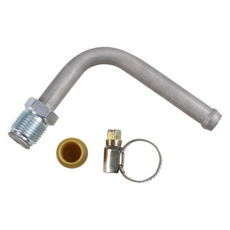 Sunsong® - Power Steering 90 Degree Bend Return Line End Fitting - Gear to Pump