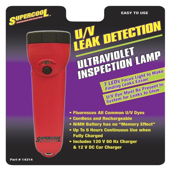Supercool® - 7 LEDs UV Leak Detection Lamp