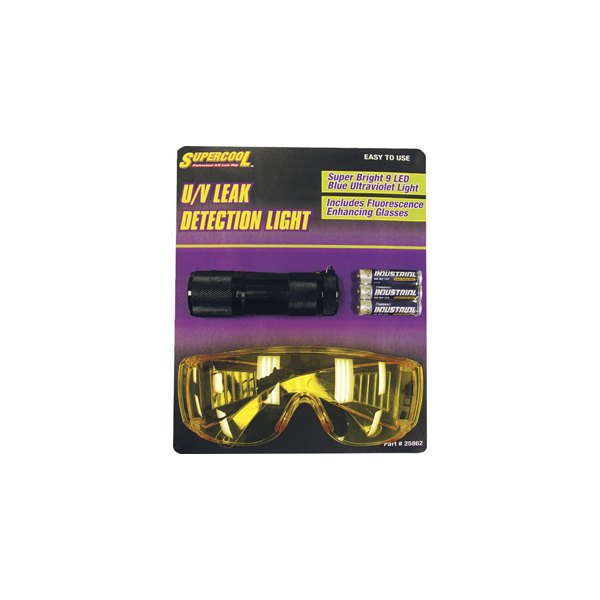 Supercool® - 9 LEDs UV Light with Dye Enhancing Glasses
