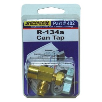 NEW SUPERCOOL 401 R134a SCREW ON CAN TAP WITH HOSE & QUICK CONNECT COUPLER 
