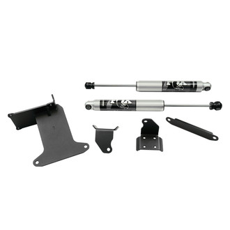 Superlift® - Fox Dual Steering Stabilizer Complete Kit