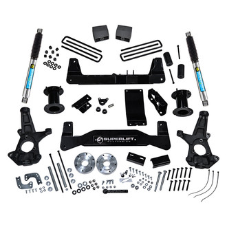 Superlift® - 6.5" x 5" Standard Front and Rear Suspension Lift Kit