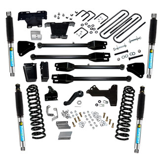 Superlift® - 6" x 5" 4-Link Front and Rear Suspension Lift Kit