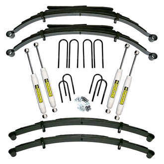 Superlift® K438 - 4" Standard Front and Rear Suspension Lift Kit