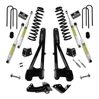 Superlift® - 4" x 2.5" Radius Arm Front and Rear Suspension Lift Kit