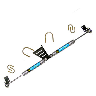 Superlift® - Superide SS Dual Steering Stabilizer Complete Kit