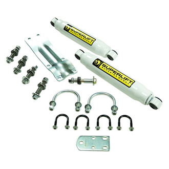 Superlift® - Superide Dual Steering Stabilizer Complete Kit