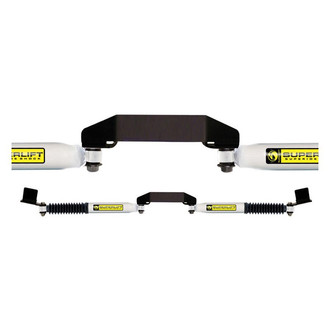 Superlift® - Superide Hydraulic™ Dual Steering Stabilizer Complete Kit