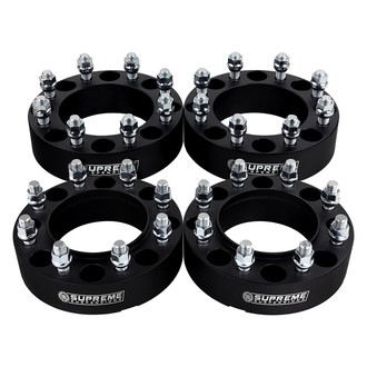 Supreme Suspensions® - Pro Billet Black Wheel Spacer Set