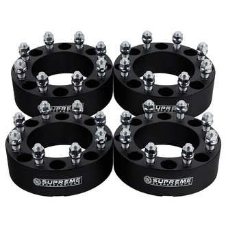 Supreme Suspensions® - Pro Billet Black Wheel Adapter Set
