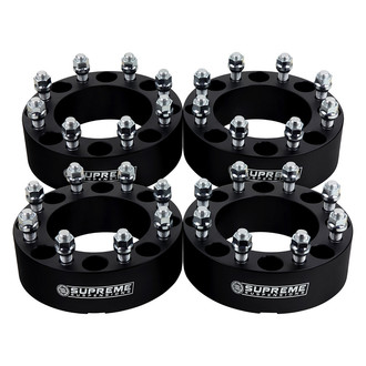 Supreme Suspensions® - Pro Billet Black Wheel Spacer Set