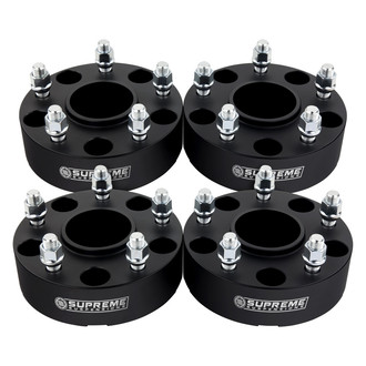 Supreme Suspensions® - Pro Billet Black Wheel Spacer Set
