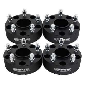 Supreme Suspensions® - Pro Billet Black Wheel Spacer Set