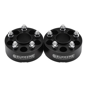 Supreme Suspensions® - Pro Billet Black Wheel Spacer Set