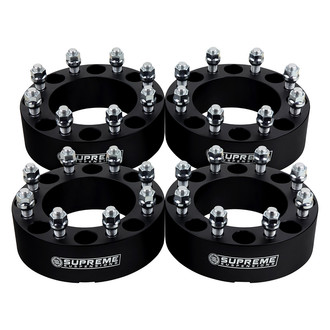 Supreme Suspensions® - Pro Billet Black Wheel Spacer Set