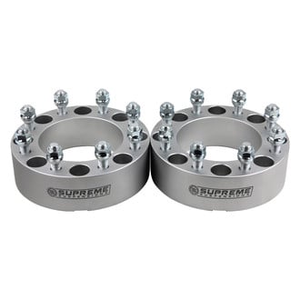 Supreme Suspensions® - Pro Billet Silver Wheel Spacer Set