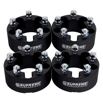 Supreme Suspensions® - Pro Billet Black Wheel Spacer Set