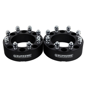 Supreme Suspensions® - Pro Billet Black Wheel Spacer Set