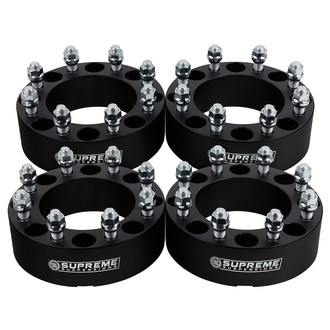 Supreme Suspensions® - Pro Billet Black Wheel Spacer Set