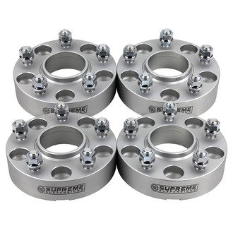 Supreme Suspensions® - Pro Billet Silver Wheel Adapter Set