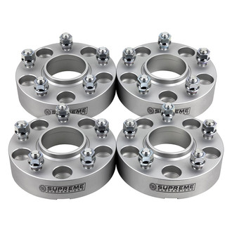 Supreme Suspensions® - Pro Billet Silver Wheel Spacer Set