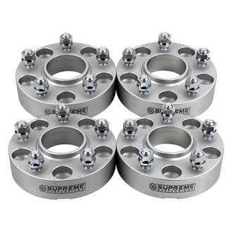 Supreme Suspensions® - Pro Billet Silver Wheel Spacer Set