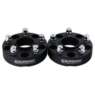 Supreme Suspensions® - Pro Billet Black Wheel Spacer Set