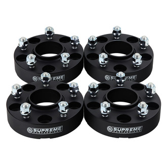 Supreme Suspensions® - Pro Billet Black Wheel Spacer Set