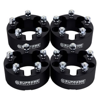 Supreme Suspensions® - Pro Billet Black Wheel Spacer Set
