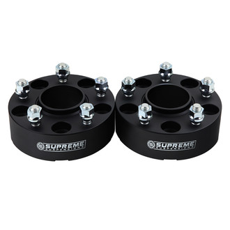 Supreme Suspensions® - Pro Billet Black Wheel Spacer Set