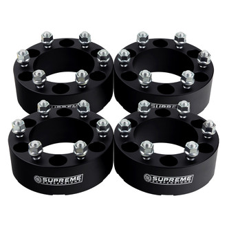 Supreme Suspensions® - Pro Billet Black Wheel Spacer Set