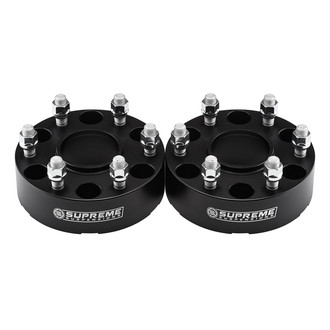 Supreme Suspensions® - Pro Billet Black Wheel Spacer Set