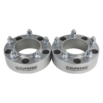 Supreme Suspensions® - Pro Billet Silver Wheel Spacer Set