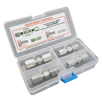 SUR&R® - 2-piece High Pressure Compression Union Assortment